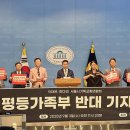 “'헌법 위배' 성평등 가족부 설치 전면 백지화하라” 이미지