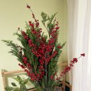 알뜰농장 | 크리스마스소품 피오니가든팜 생화로 완성한 크리스마스 알뜰이벤트 꽃 장식 후기