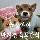 올펫 | 국내산애견간식 찾다가 또리도 반한 올펫마마 육포 후기