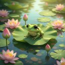 청개구리 이미지