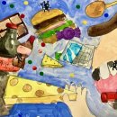 슬기로운미술생활미술교습소 | 하남방문미술 | 8세미술 |치즈버거와 콜라 속 세균...하남생활 버거킹 신메뉴 보일링씨푸드버거 솔직 후기)