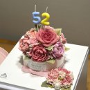 오늘더빛나개 | 산본 떡케이크 앙금플라워떡케이크로 내 생일 더 빛나