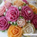 홈수제 앙금플라워 떡케이크 만들기 이미지