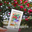 애월시크릿가든 | [공지] 까멜리아 힐 동백포레스트 입장료 할인 꿀팁 및 주차 제주 카멜리아힐