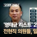 ﻿'명태균 리스트' 27인 공개 발칵…전현직 의원들, 일제히 반발 / JTBC 이미지