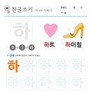 가나다라 기초한글 이미지