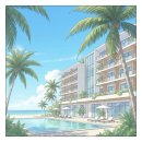 킹콩아쿠아 | 푸꾸옥 아쿠아썬 호텔 중부 가성비 숙소 0.5박 후기.. 킹콩마트 위치