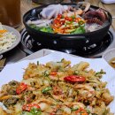 천매칼국수 | 원주 판부면 맛집 해물전골칼국수 해물튀김전 판부옥해물칼국수