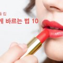 매트한 풀 립 예쁘게 바르는 법 10 이미지