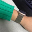 애플결혼정보 | 애플워치 골드 밀레니즈 루프 밴드 후기 / 결혼기념일 선물