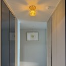 국제콘크리트 | 고덕 미래도파밀리에 예림 콘크리트 화이트 아치 현관 중문 인테리어 후기