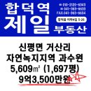 신평 과수원과 야산 5,609㎡ / 9억3,500만원 이미지