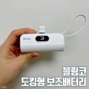 가벼운 블링코 고속충전 미니 도킹형 보조배터리 C타입 5000 후기