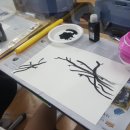 수묵담채화 이미지