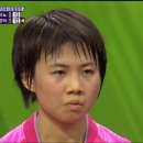 일본 여자탁구 히라노선수, 김경아 선수와의 경기전과 경기후 모습 이미지