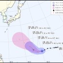 •제9호 태풍 찬홈 이미지