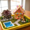 [마을역량강화]그림책스토리텔링&테라피 | [대세템]Fairy Tale Mini Garden 동화 속 미니정원키트 with 과자집 &amp; 동물친구들