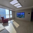 해운대경동리인뷰1차 | 해운대경동리인뷰 무타공벽걸이tv설치 아트월 반대편 석고가벽 시공후기