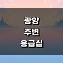 전남제일약국 | 광양시 근처 응급실 주말 병원 24시 큰 정보 위치 공휴일