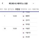 KG레이디스오픈 조편성 이미지