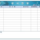 해광안전 (주)에이오건설 공사현황판 1500*1200 이미지