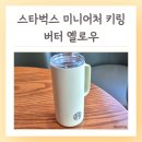 옐로우 | 스타벅스 미니어처 스벅 텀블러 키링 버터 옐로우 구매 후기
