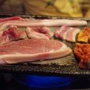 삼겹살에 소주한잔 이미지