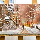 그림이 풍경이 되는 유화 이미지