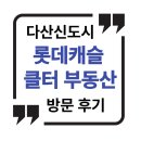 다산32통(자연앤롯데캐슬) | 신뢰 가는 중개서비스! 다산동 롯데캐슬 클터부동산 이용후기 😊