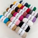 패브릭얀 방석 만들기 | 도두리 튜브얀 패브릭얀 - 가방 소품 만들기 사계절 뜨개실