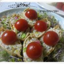 친정 엄니가 해주셨던 시금치 김치와 식감 좋은 유부초밥 이미지
