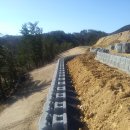 세종시 보강토(식생블럭) 시공,단가,연기면 전원주택, 배수공,경관블럭,부대토목,성토(체류형쉼터,농막,글램핑) 이미지