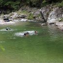 아침가리 계곡 캠핑장 이미지