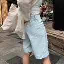 로로가방 | 데일리룩) 로로피아나 파스텔 캔디 컬러 포켓 자수 로고 데님 코튼 반바지 쇼츠 팬츠 구매후기