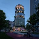 Heatherwick Studio and Barcode Architects unveil design for cylindrical 이미지