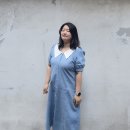 통통녀 데일리룩 여행룩 추천 - 제이스타일 이블렛 하늘색 카라 롱 원피스 내돈내산 솔직 후기