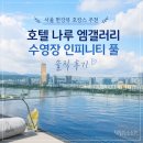 (주)엠페이지 | 서울 한강뷰 호캉스 추천 | 호텔 나루 엠갤러리 수영장 인피니티 풀 솔직 후기