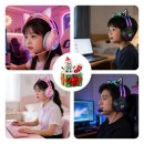 핑크냥이 | 🎧 게이머들의 로망! ONIKUMA X15 PRO 고양이귀 유선 게이밍 헤드셋 (핑크/블랙) 후기