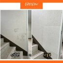 별무늬아파트입주민 | 아파트 계단실 벽면낙서 부분무늬코트 도색작업