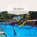 대전에서 1시간 거리 아이랑 갈만한 곳 어린이풀장 논산 벌곡 수영장 이용 후기 :: 대둔산빌리지