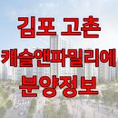 김포 고촌 캐슬앤파밀리에 3차 및 1,2차 분양정보 이미지