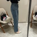 샌디김 | 돌먼 니트, 아넬리 시어 블라우스 , 샌디 스트레이트 데님 피팅후기 (+ 현대백화점 임직원 카드 12카드...