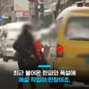 "제설작업 억울하다" 女공무원 불만 폭발 이미지