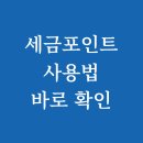 세금포인트 사용법 알고 나면 돈 되는 꿀팁! 지금 바로 확인