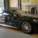 메르세데스 벤츠 S63 AMG COUPE 엔진오일교환 에어컨필터교환 에어필터교환 이미지