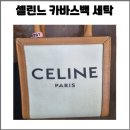 (주)백양명품크리닝 | 명품가방 셀린느 캔버스백 세탁과 세탁비용 안내드릴게요!