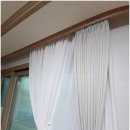 그레이톤 | 강릉커튼 시공 창앤롤 후기 그레이톤 암막커튼 &amp; 쉬폰 속커튼 이중 시공으로 완성한 차분한 집안 분위기