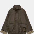 5063 | 자라 ZARA 봄신상 아우터 추천! 페이크 워싱 체크 왁스 재킷 5063/940/709 착용샷 후기