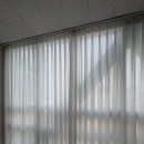 파비 | 파비오더시티 상가 커튼 시공 후기 │ 인계동 팔달구 층고 높은 공간 쉬폰 커튼 설치