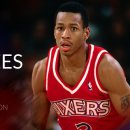 Allen Iverson 50 pts 5 threes 6 asts vs Cavs 96/97 season 이미지